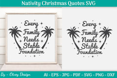 Nativity Christmas Quotes SVG Bundle 7 - CraftNest - Digital Crafting and Art