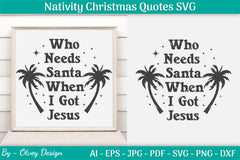 Nativity Christmas Quotes SVG Bundle 8 - CraftNest - Digital Crafting and Art