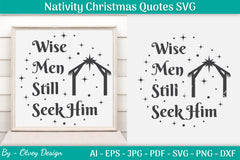 Nativity Christmas Quotes SVG Bundle 9 - CraftNest - Digital Crafting and Art