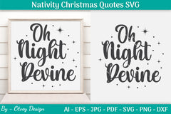 Nativity Christmas Quotes SVG Bundle 11 - CraftNest - Digital Crafting and Art