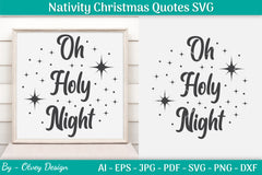 Nativity Christmas Quotes SVG Bundle 13 - CraftNest - Digital Crafting and Art