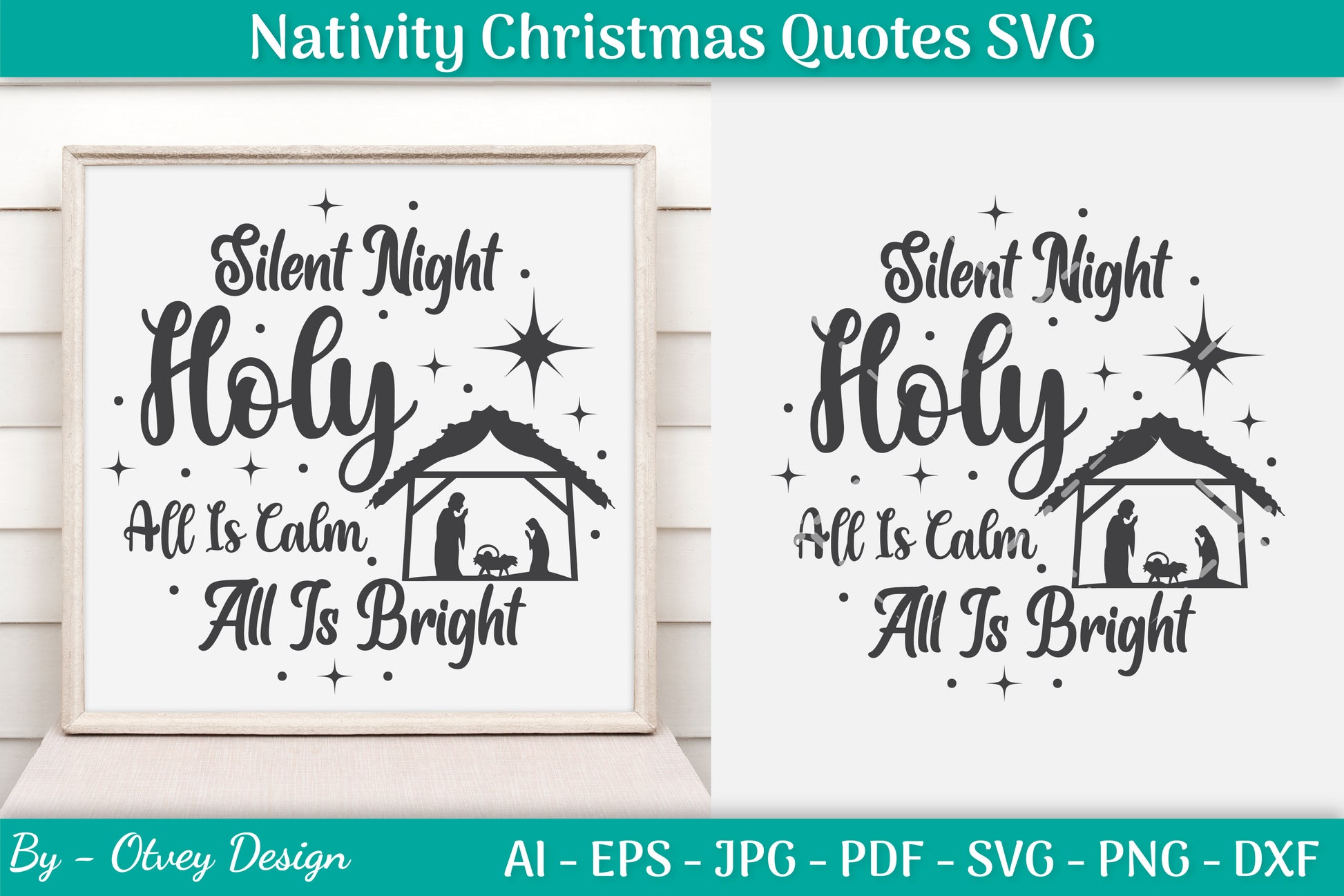 Nativity Christmas Quotes SVG Bundle 12 - CraftNest - Digital Crafting and Art