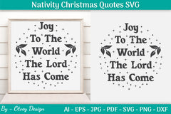 Nativity Christmas Quotes SVG Bundle 14 - CraftNest - Digital Crafting and Art