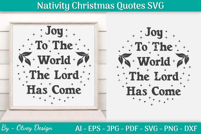 Nativity Christmas Quotes SVG Bundle 14 - CraftNest - Digital Crafting and Art