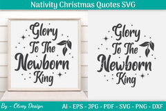 Nativity Christmas Quotes SVG Bundle 15 - CraftNest - Digital Crafting and Art