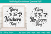 Nativity Christmas Quotes SVG Bundle