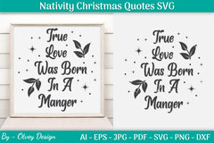 Nativity Christmas Quotes SVG Bundle 17 - CraftNest - Digital Crafting and Art