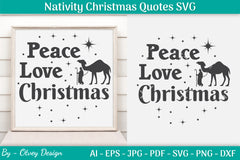 Nativity Christmas Quotes SVG Bundle 20 - CraftNest - Digital Crafting and Art
