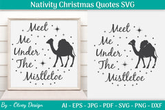 Nativity Christmas Quotes SVG Bundle 21 - CraftNest - Digital Crafting and Art