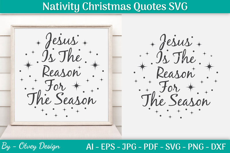 Nativity Christmas Quotes SVG Bundle 23 - CraftNest - Digital Crafting and Art