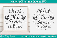 Nativity Christmas Quotes SVG Bundle 25 - CraftNest - Digital Crafting and Art