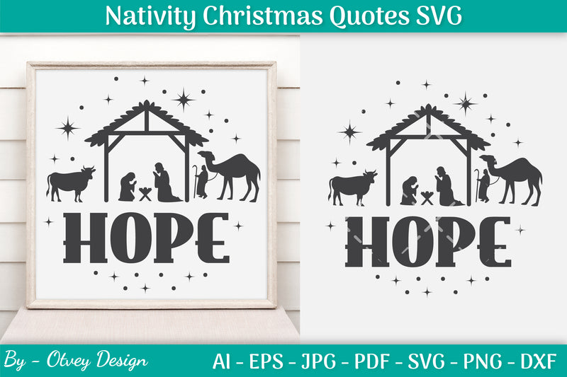 Nativity Christmas Quotes SVG Bundle 27 - CraftNest - Digital Crafting and Art