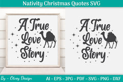 Nativity Christmas Quotes SVG Bundle 28 - CraftNest - Digital Crafting and Art