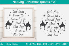 Nativity Christmas Quotes SVG Bundle 29 - CraftNest - Digital Crafting and Art