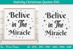 Nativity Christmas Quotes SVG Bundle 32 - CraftNest - Digital Crafting and Art