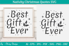 Nativity Christmas Quotes SVG Bundle 35 - CraftNest - Digital Crafting and Art