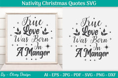 Nativity Christmas Quotes SVG Bundle 39 - CraftNest - Digital Crafting and Art