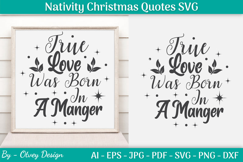 Nativity Christmas Quotes SVG Bundle 39 - CraftNest - Digital Crafting and Art