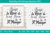 Nativity Christmas Quotes SVG Bundle