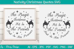 Nativity Christmas Quotes SVG Bundle 41 - CraftNest - Digital Crafting and Art