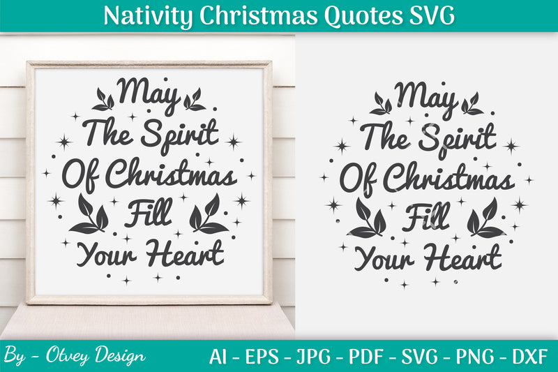 Nativity Christmas Quotes SVG Bundle 42 - CraftNest - Digital Crafting and Art