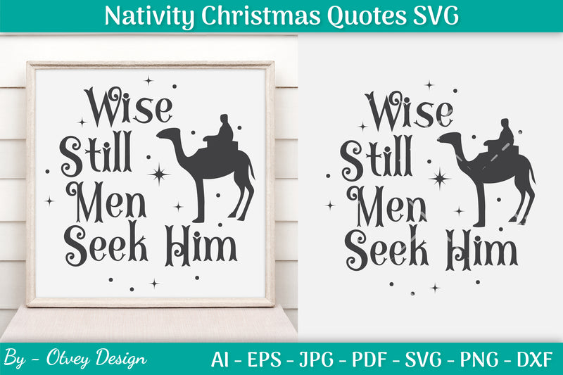 Nativity Christmas Quotes SVG Bundle 45 - CraftNest - Digital Crafting and Art