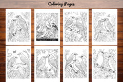 Birds Nature Coloring Book - CraftNest - Digital Crafting and Art