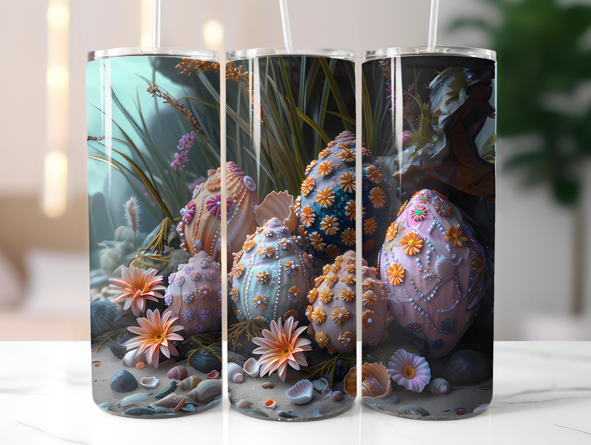 Nautical Easter 3 Tumbler Wrap - CraftNest