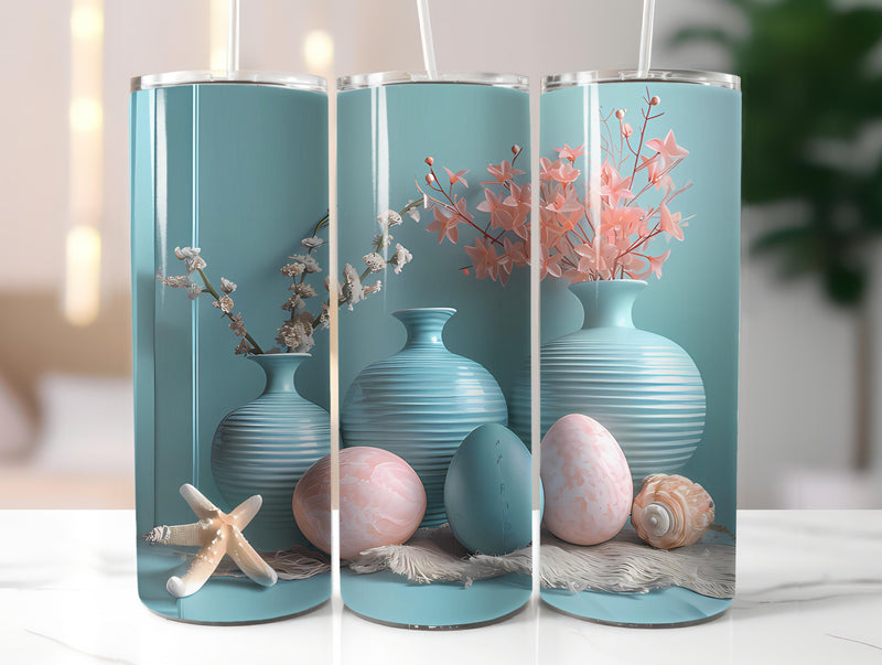 Nautical Easter 3 Tumbler Wrap - CraftNest