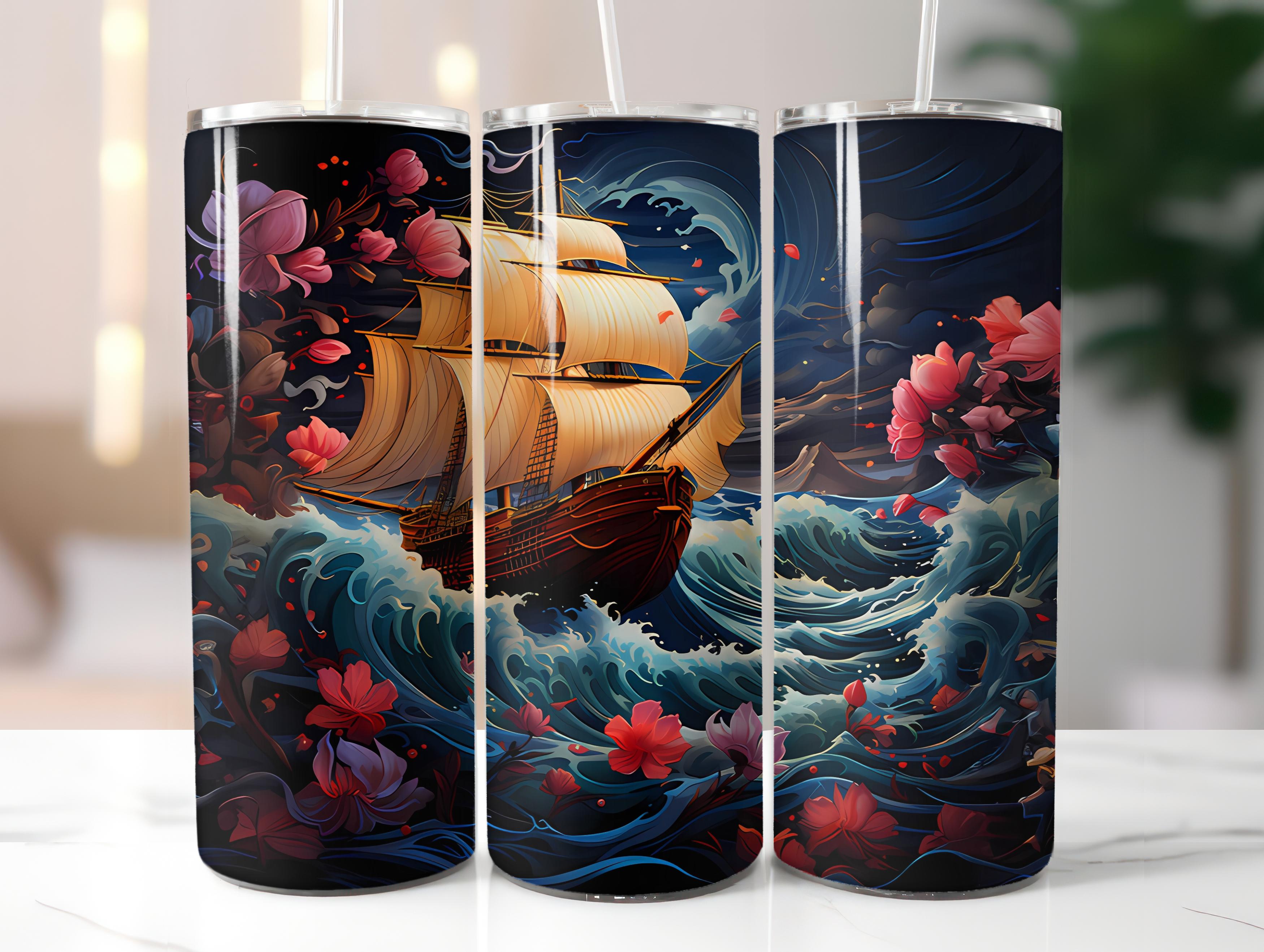 Nautical Spring 2 Tumbler Wrap - CraftNest