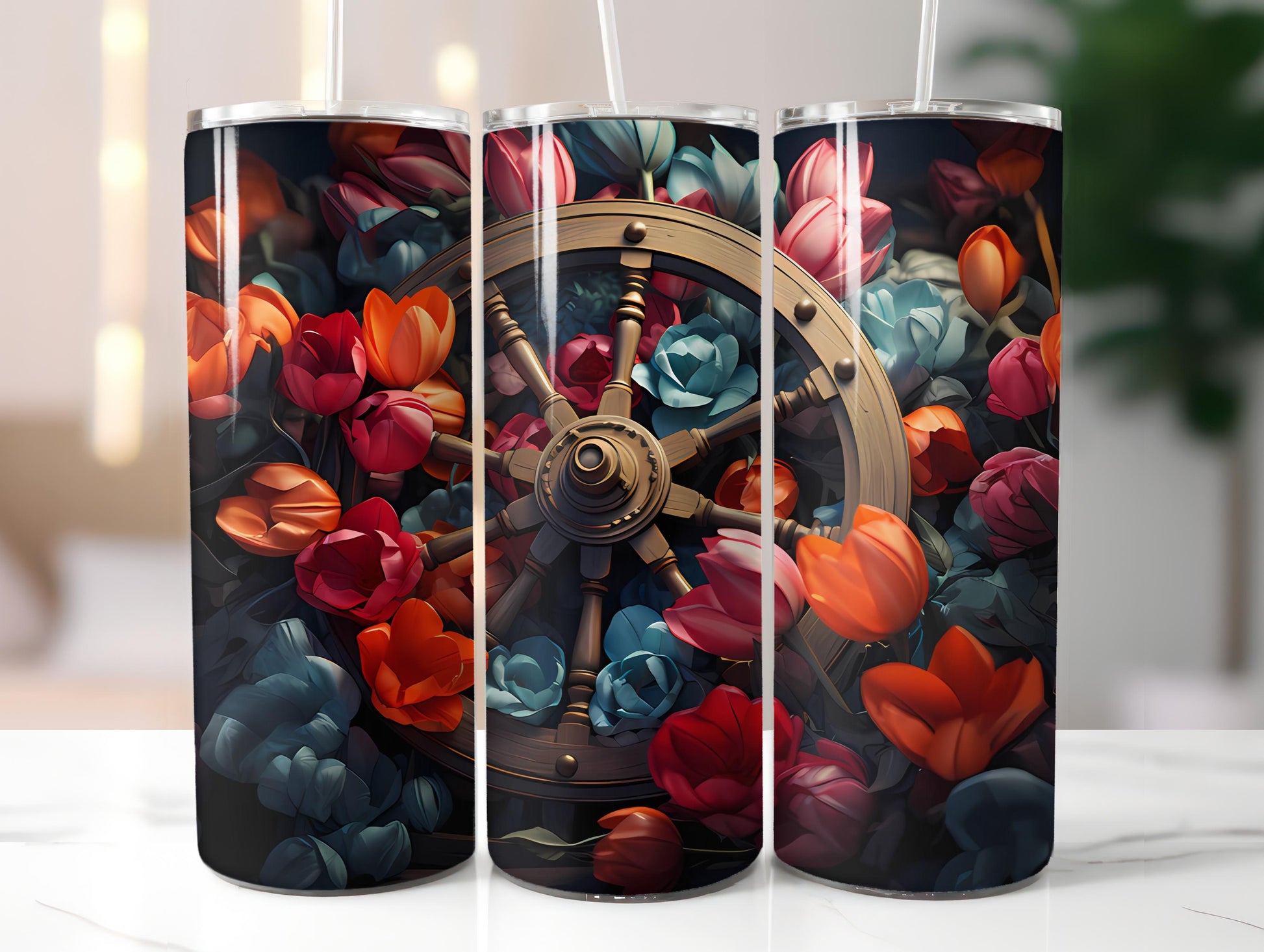 Nautical Spring 4 Tumbler Wrap - CraftNest