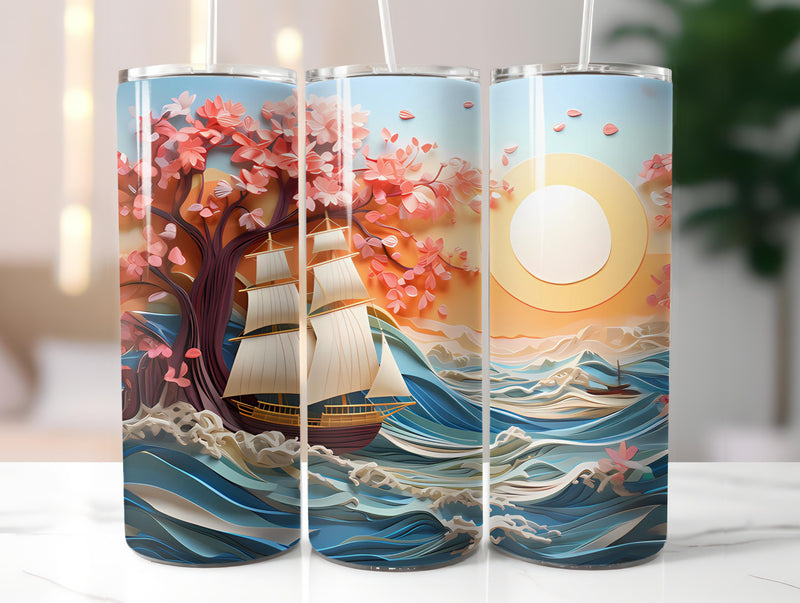 Nautical Spring 1 Tumbler Wrap - CraftNest