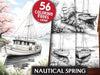 Nautical Spring Coloring Books