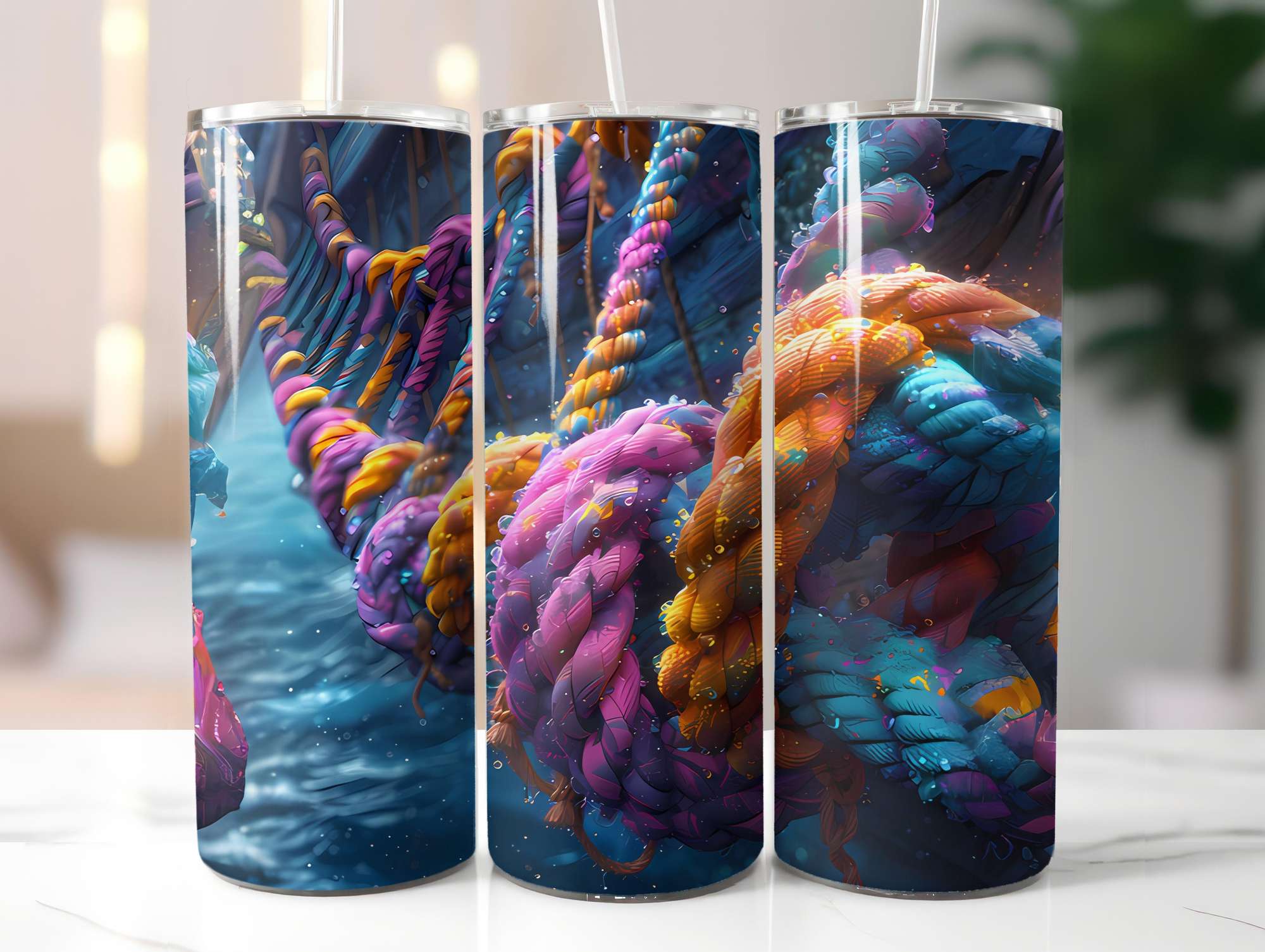 Nautical Summer 5 Tumbler Wrap - CraftNest - Digital Crafting and Art