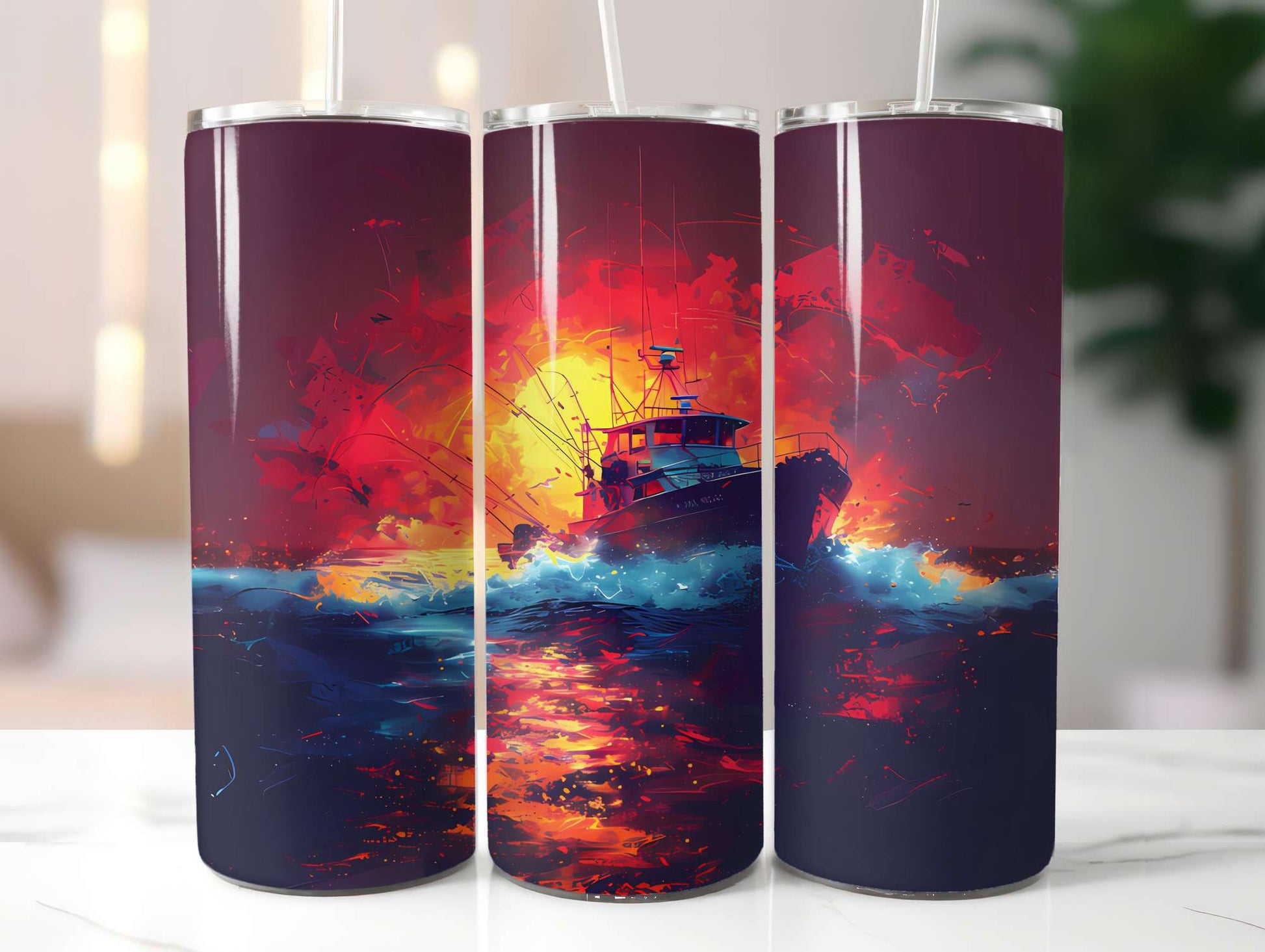 Nautical Summer 1 Tumbler Wrap - CraftNest - Digital Crafting and Art