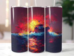 Nautical Summer 1 Tumbler Wrap - CraftNest - Digital Crafting and Art