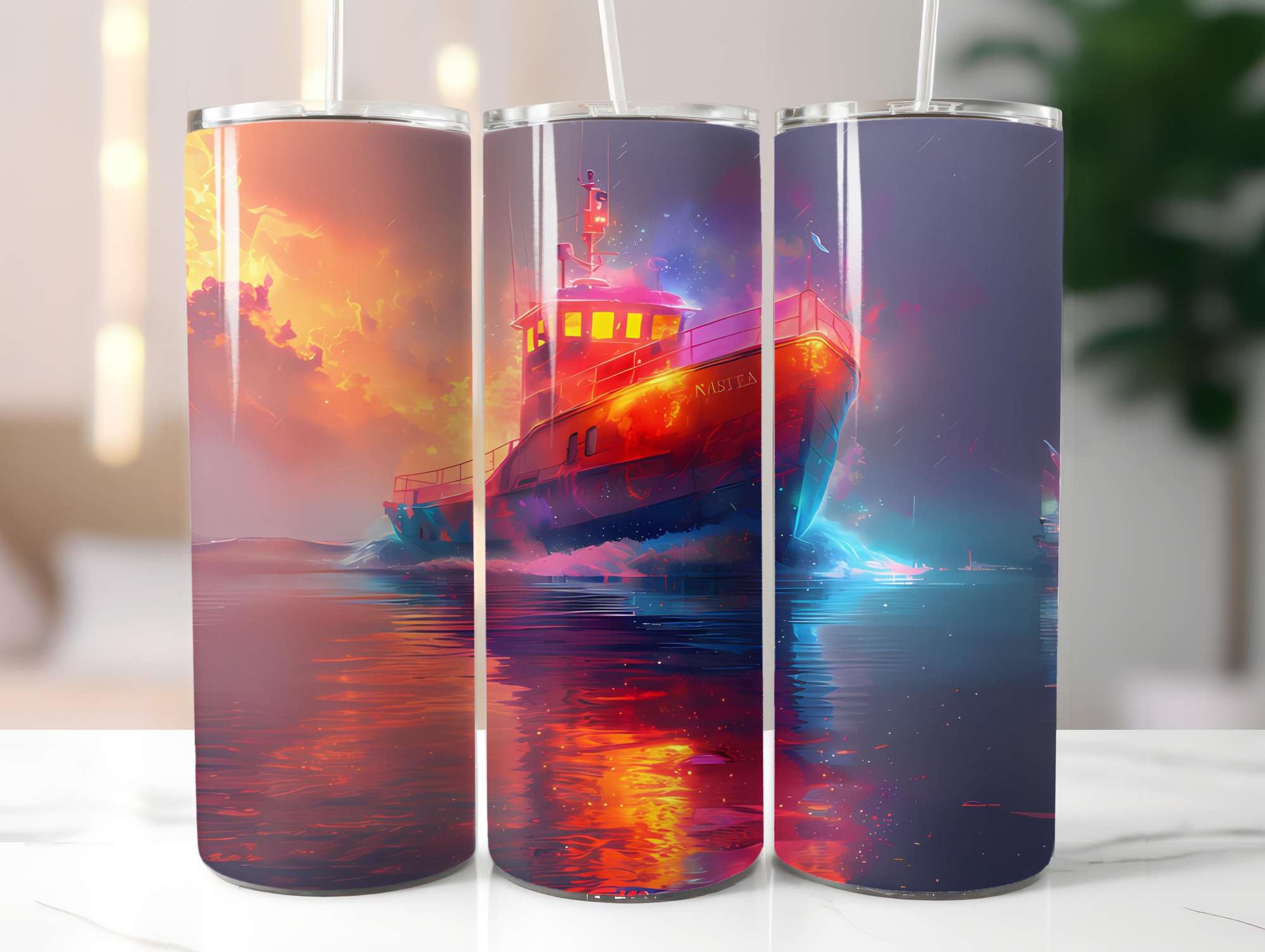 Nautical Summer 1 Tumbler Wrap - CraftNest - Digital Crafting and Art