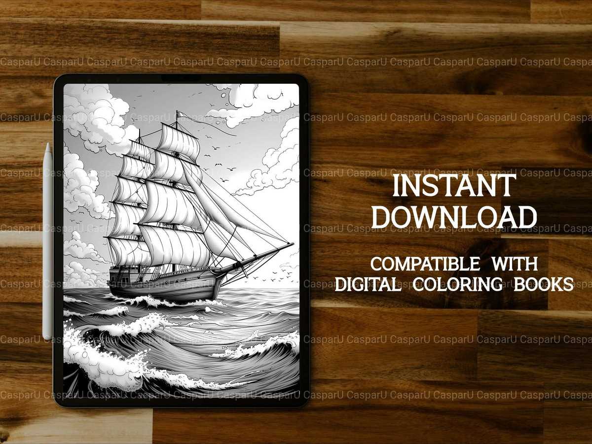 Nautical Summer Coloring Books - CraftNest - Digital Crafting and Art