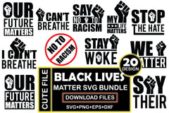 Black Lives Matter SVG Bundle 2 - CraftNest - Digital Crafting and Art