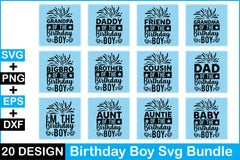 Birthday Boy SVG Bundle - CraftNest - Digital Crafting and Art