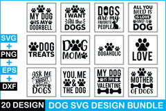 2 Dog SVG Bundle - CraftNest - Digital Crafting and Art