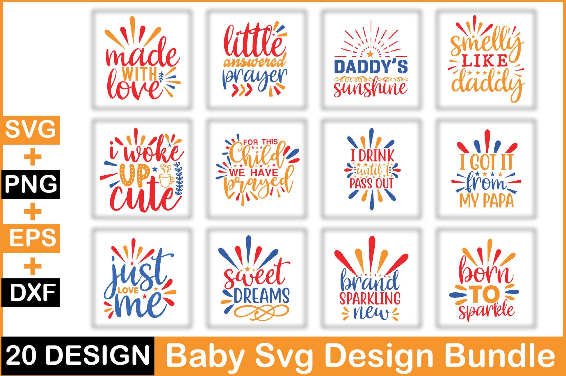 Baby 20 SVG Bundle 1 - CraftNest - Digital Crafting and Art