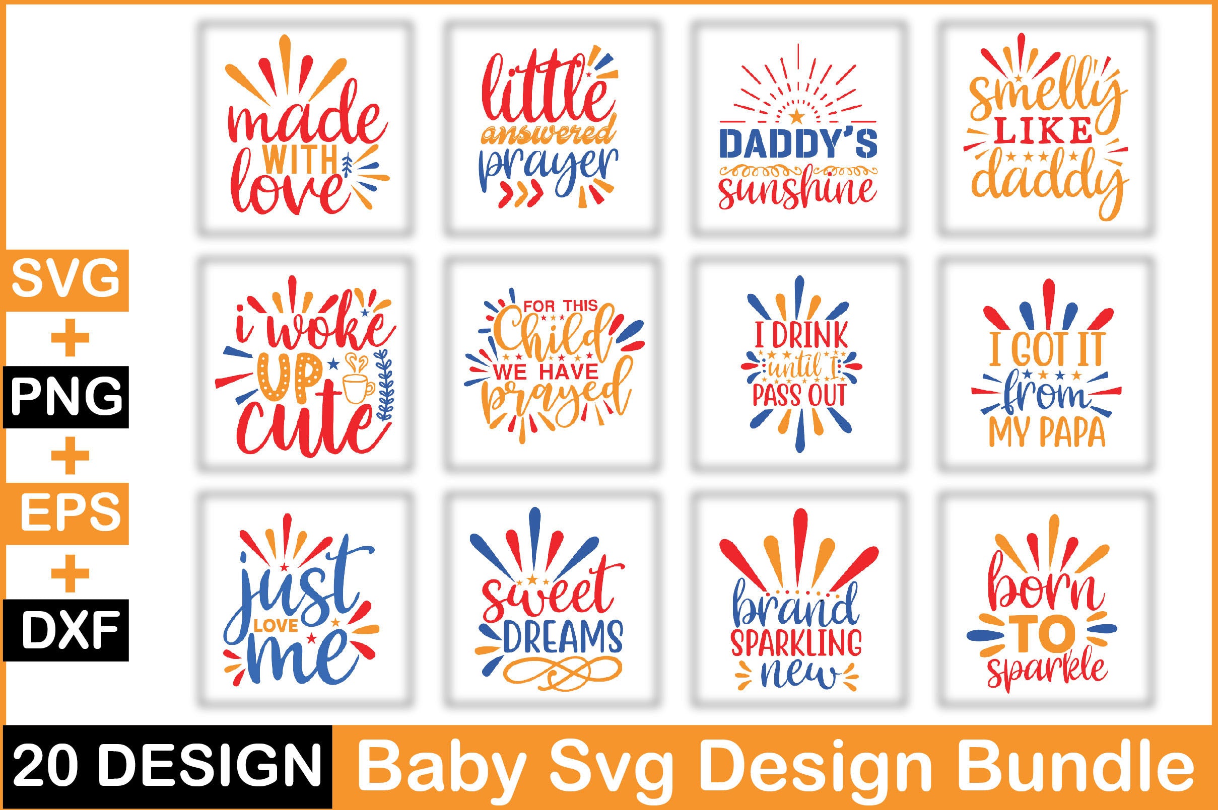 Baby 20 SVG Bundle 1 - CraftNest - Digital Crafting and Art