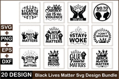 Black Lives Matter SVG Bundle 3 - CraftNest - Digital Crafting and Art