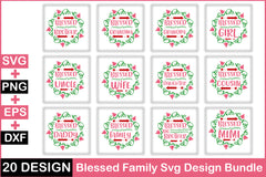 Blessed Family SVG Bundle - CraftNest - Digital Crafting and Art