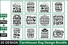 Farmhouse SVG Bundle 6 - CraftNest - Digital Crafting and Art
