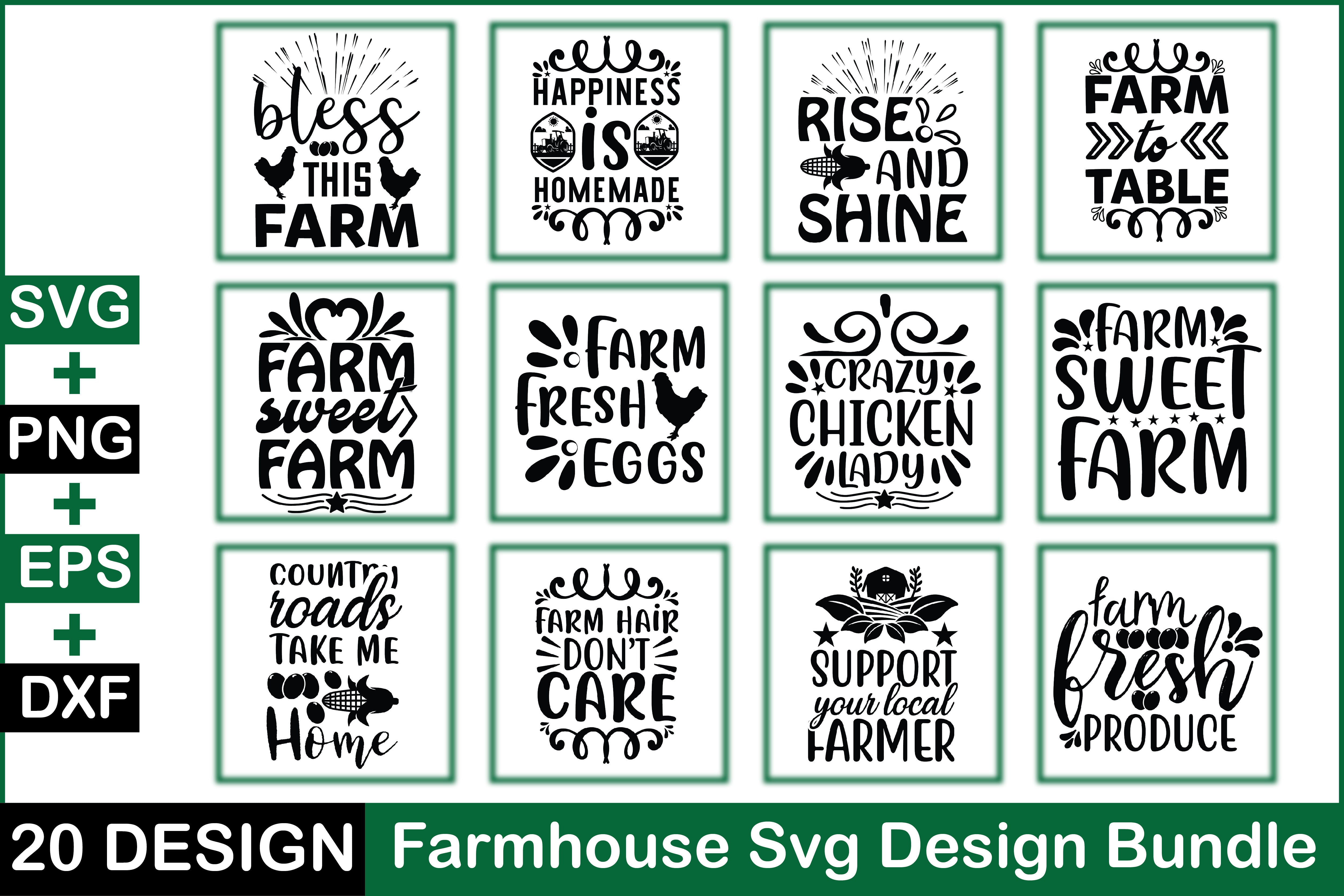 Farmhouse SVG Bundle 6 - CraftNest - Digital Crafting and Art