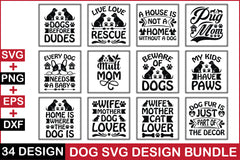 Dog SVG Bundle 12 - CraftNest - Digital Crafting and Art