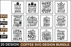 Coffee SVG Bundle - CraftNest - Digital Crafting and Art