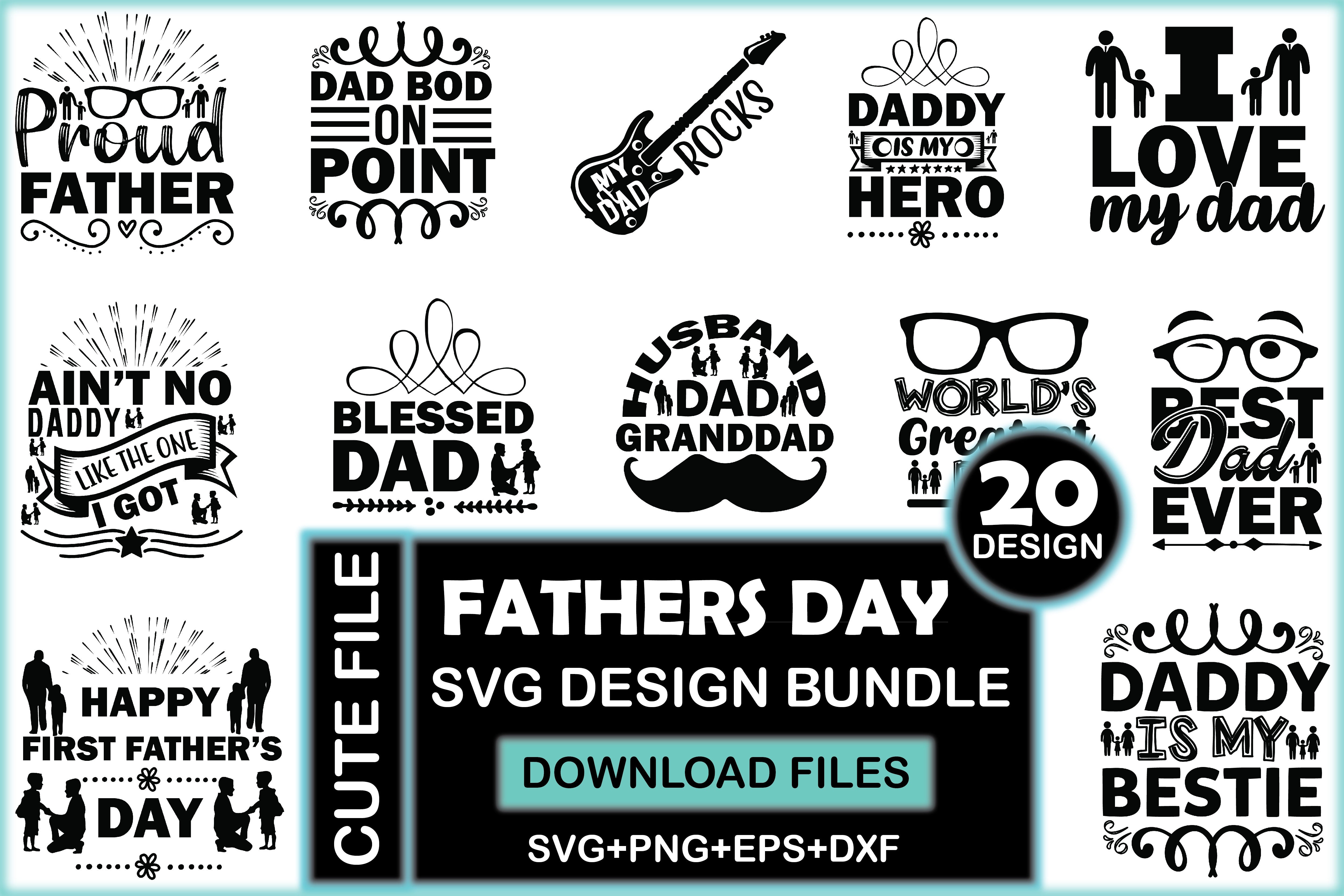 Father's SVG Bundle - CraftNest - Digital Crafting and Art